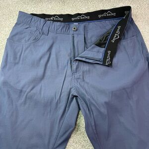 Eddie Bauer Men's My Measurements 36x30.5 Blue Casual Camping Hiking Pants